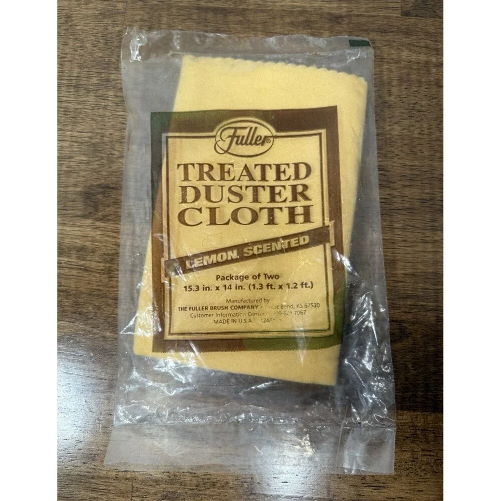 Fuller Treated Lemon Scented Duster Cloth for Dusting, 1 Pack, Yellow